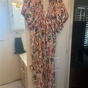 Elegant Multicolor Maxi Dress